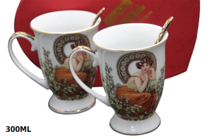 KOMPLET KUBKÓW Z ŁYŻECZKAMI BOX-12